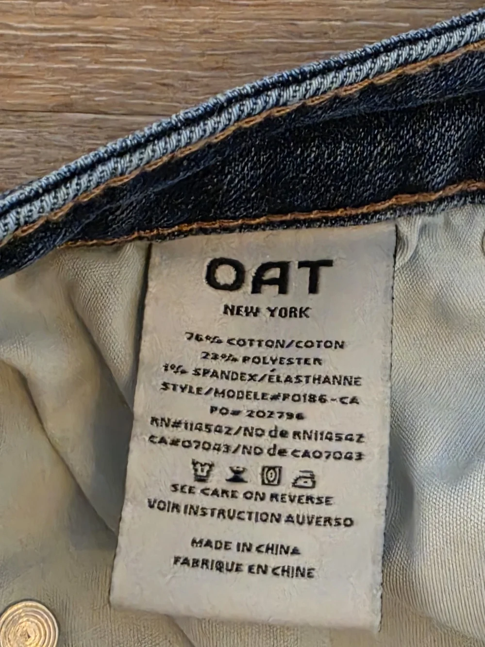 Oat New York Dark Blue Skinny Jeans for Women Size 2 NWOT